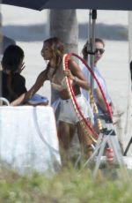 TAYLOR HILL and JASMINE TOOKES on the Set of a Photoshoot in Miami 02/02/2017