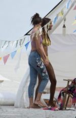 TAYLOR HILL and JASMINE TOOKES on the Set of a Photoshoot in Miami 02/02/2017