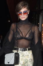 TAYLOR HILL and STELLA MAXWELL at Sexy Fish Restaurant in London, 02/18/2017