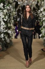 TAYLOR MARIE HILL at Ralph Lauren Fashion Show at New York Fashion Week 02/15/2017