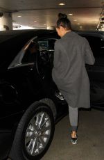 THANDIE NEWTON at Los Angeles International Airport 02/24/2017