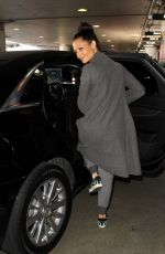 THANDIE NEWTON at Los Angeles International Airport 02/24/2017