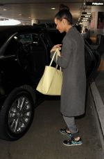 THANDIE NEWTON at Los Angeles International Airport 02/24/2017