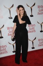 TINA FEY at 2017 Writers Guild Awards in Beverly Hills 02/19/2017