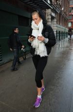TONI GARRN Out and About in New York 02/11/2017