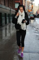 TONI GARRN Out and About in New York 02/11/2017