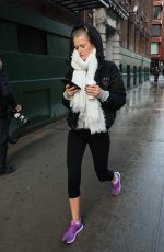 TONI GARRN Out and About in New York 02/11/2017