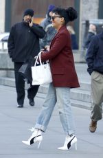 TRACEE ELLIS ROSS Out and About in New York 02/06/2017