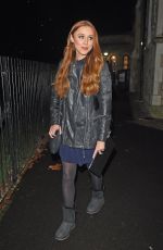 UNA HEALEY Arrives at Her Gig in London 02/15/2017