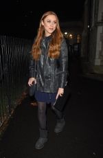 UNA HEALEY Arrives at Her Gig in London 02/15/2017