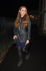 UNA HEALEY Arrives at Her Gig in London 02/15/2017