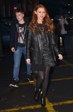 UNA HEALY Arrives at Sugar Club in Dublin 02/16/2017