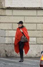 URSULA ANDERS Out Shopping in Milan 02/03/2017