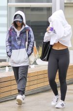 VANESSA and STELLA HUDGENS Leaves Soulcycle in Hollywood 02/20/2017