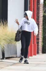 VANESSA HUDGENS Leaves a Gym in Los Angeles 02/02/2017