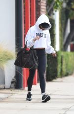 VANESSA HUDGENS Leaves a Gym in Los Angeles 02/02/2017