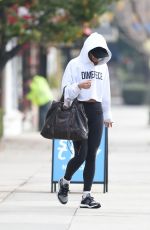 VANESSA HUDGENS Leaves a Gym in Los Angeles 02/02/2017