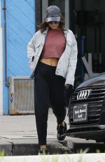 VANESSA HUDGENS Leaves Pilates Class in Studio City 02/16/2017