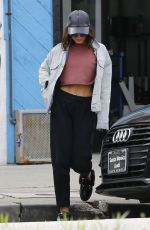 VANESSA HUDGENS Leaves Pilates Class in Studio City 02/16/2017