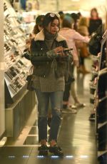 VANESSA HUDGENS Out Shopping in Los Angeles 02/05/2017