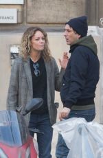 VANESSA PARADIS and Samuel Benchetrit Out in Paris 02/17/2017