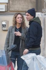 VANESSA PARADIS and Samuel Benchetrit Out in Paris 02/17/2017