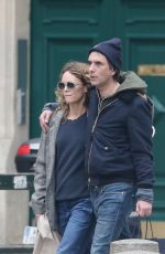 VANESSA PARADIS and Samuel Benchetrit Out in Paris 02/17/2017