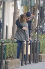 VANESSA PARADIS and Samuel Benchetrit Out in Paris 02/17/2017