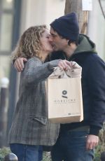 VANESSA PARADIS and Samuel Benchetrit Out in Paris 02/17/2017
