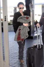 VANESSA PARADIS at LAX Airport in Los Angeles 02/15/2017