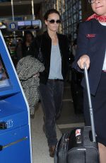 VANESSA PARADIS at LAX Airport in Los Angeles 02/15/2017