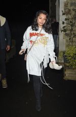 VANESSA WHITE Arrives at Una Foden