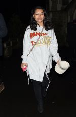 VANESSA WHITE Arrives at Una Foden