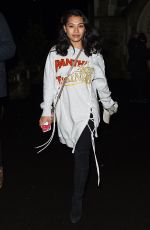 VANESSA WHITE Arrives at Una Foden