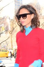 VICTORIA BECKHAM Arrives Back to Her Hotel in New York 02/06/2017