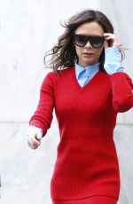 VICTORIA BECKHAM Leaves an Office in New York 02/06/2017