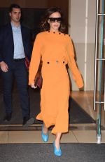 VICTORIA BECKHAM Leaves Her Apartment in New York 02/06/2017