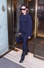 VICTORIA BECKHAM Leaves Her Hotel in Milan 02/27/2017