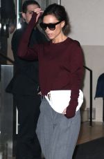 VICTORIA BECKHAM Leaves Her Hotel in New York 02/07/2017