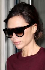 VICTORIA BECKHAM Leaves Her Hotel in New York 02/07/2017
