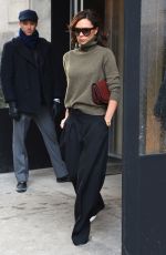 VICTORIA BECKHAM Leaves Her Hotel in New York 02/11/2017