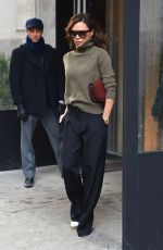 VICTORIA BECKHAM Leaves Her Hotel in New York 02/11/2017