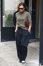 VICTORIA BECKHAM Leaves Her Hotel in New York 02/11/2017