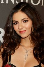 VICTORIA JUSTICE at AMFAR 2017 New York Gala 02/08/2017