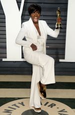 VIOLA DAVIS at 2017 Vanity Fair Oscar Party in Beverly Hills 02/26/2017