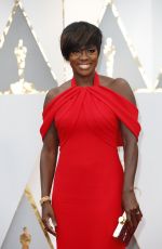VIOLA DAVIS at 89th Annual Academy Awards in Hollywood 02/26/2017