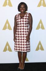 VIOLA DAVIS at Academy Awards Nominee Luncheon in Beverly Hills 02/06/2017