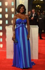 VIOLA DAVIS at Bafta 2017 Awards in London 02/12/2017