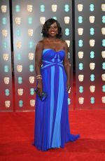 VIOLA DAVIS at Bafta 2017 Awards in London 02/12/2017