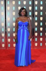 VIOLA DAVIS at Bafta 2017 Awards in London 02/12/2017